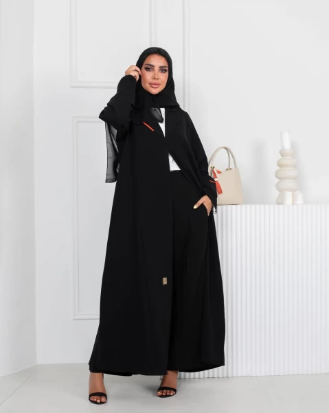 عبايه بليزر اسود IB206 Black