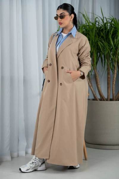 Beige trench coat IB223